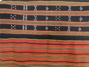 166 SOLD Antique Sapa Hilltribe Skirt Vietnam Beaded Weaving