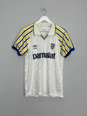 1990/91 PARMA #9 HOME SHIRT (S) UMBRO