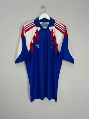 1990/92 FRANCE HOME SHIRT (XL) ADIDAS