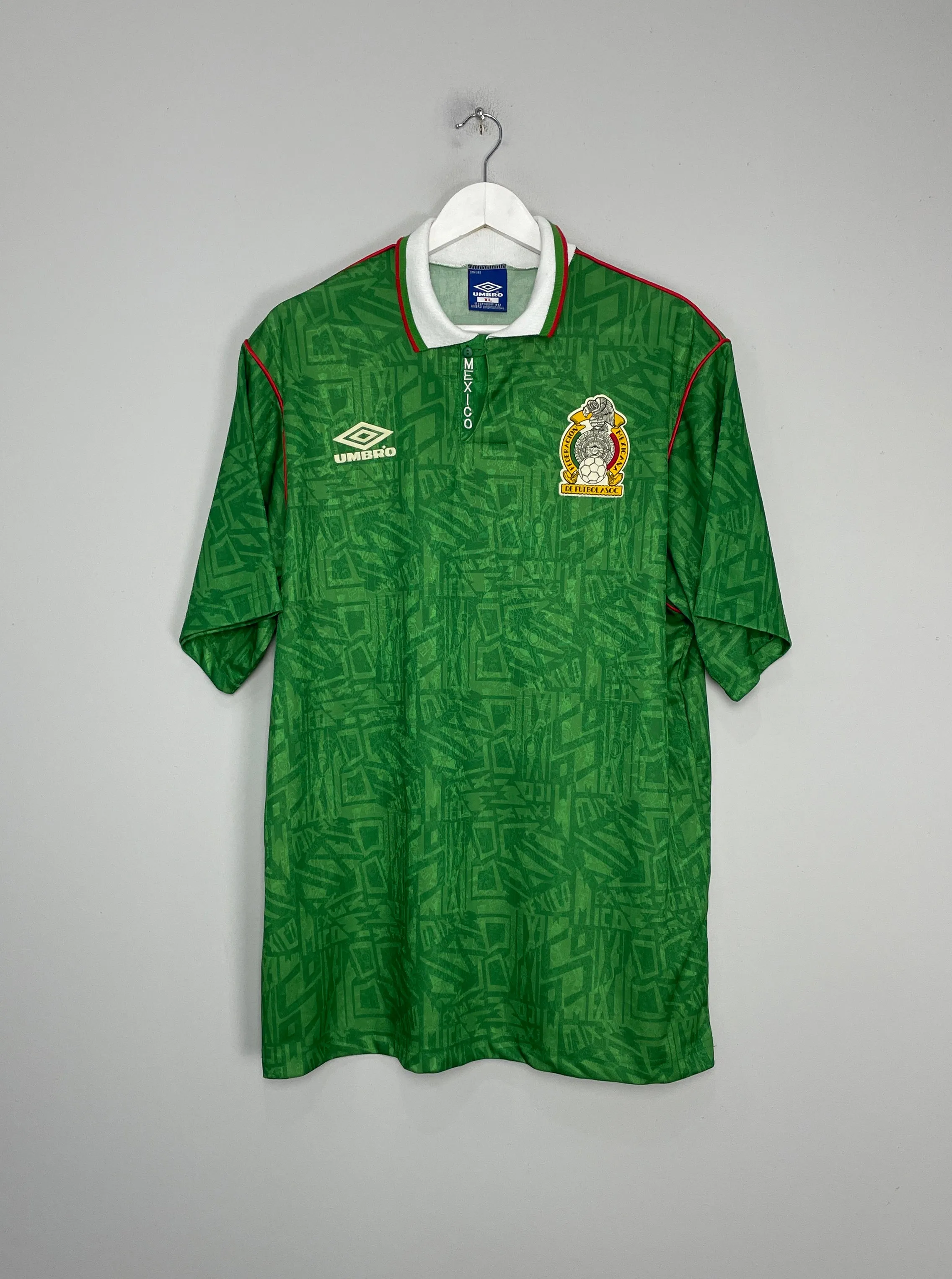 1994 MEXICO HOME SHIRT (XL) UMBRO