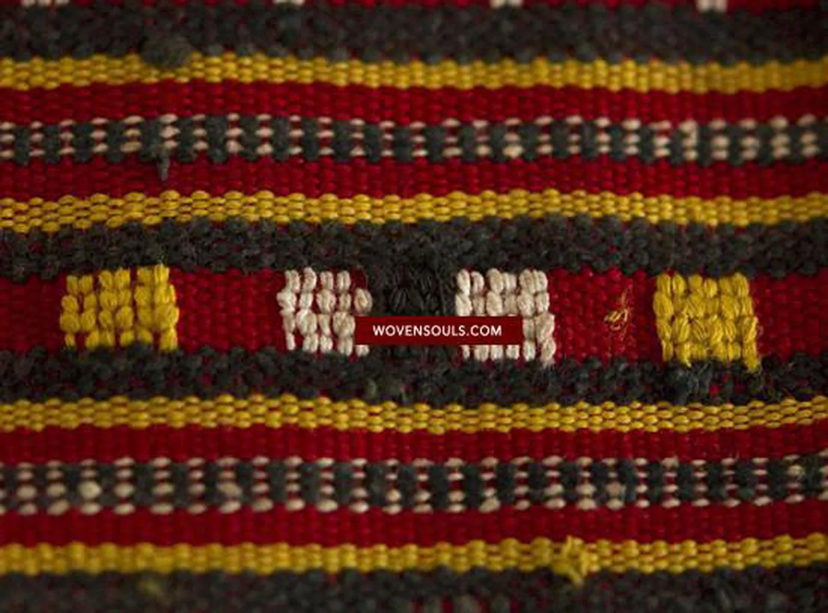 208 Vintage Woven Pilih Bidang Skirt from Borneo