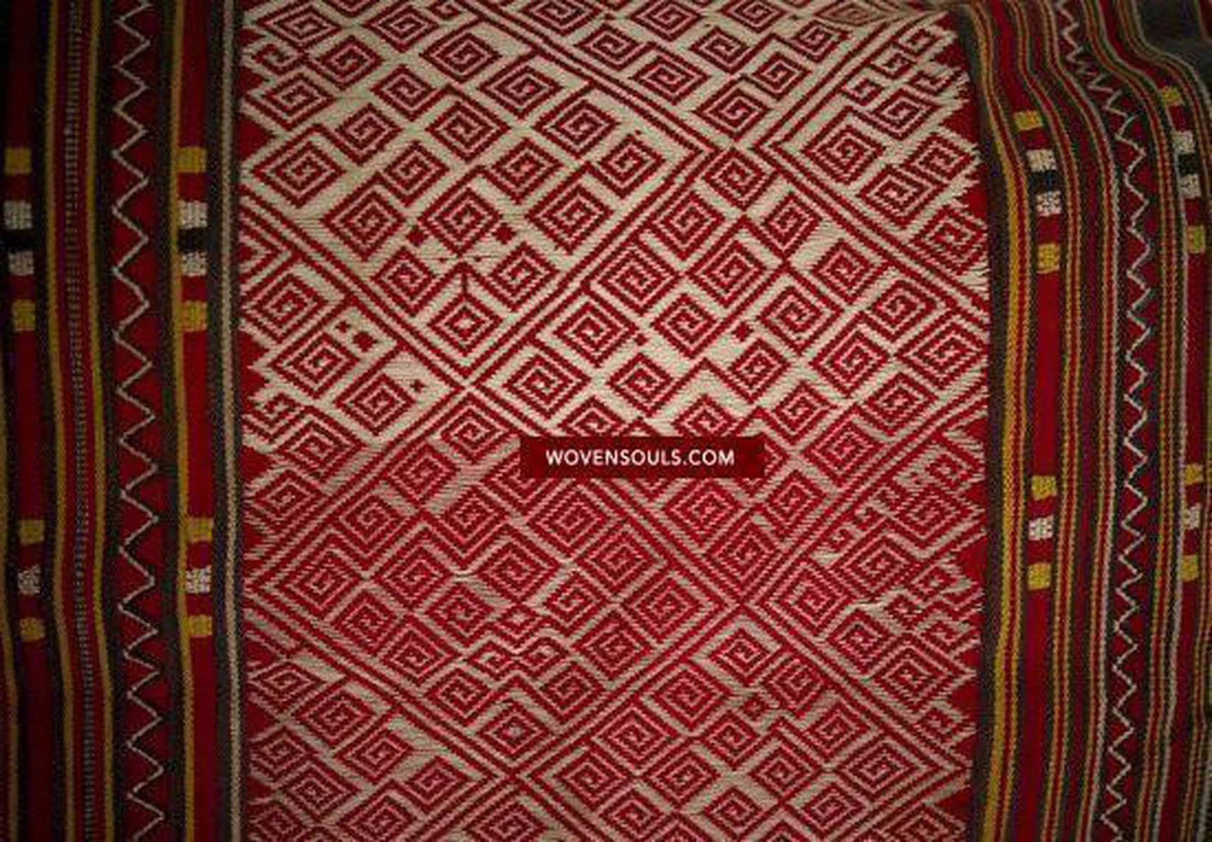 208 Vintage Woven Pilih Bidang Skirt from Borneo