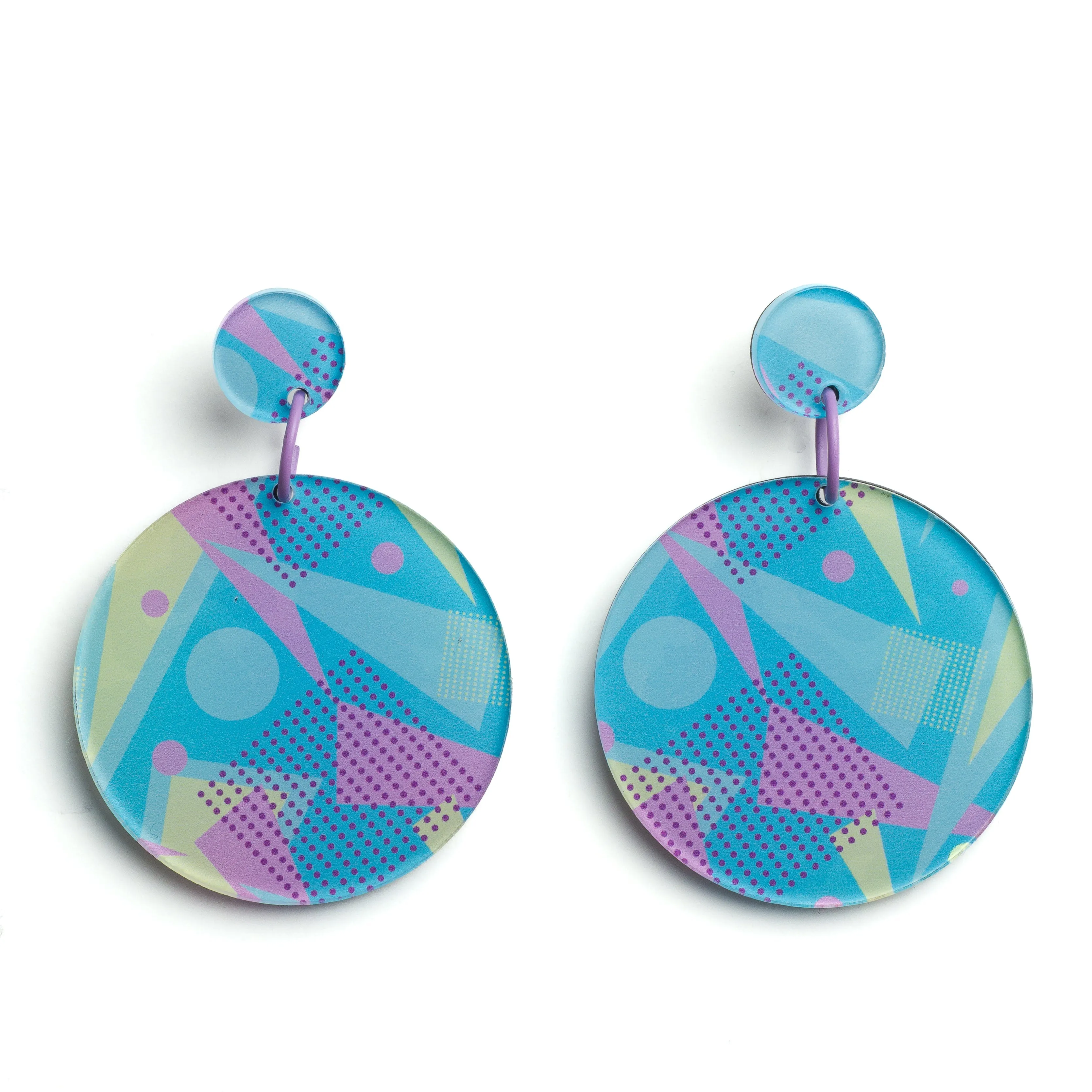 80s Flashback - Earrings - Set of 2