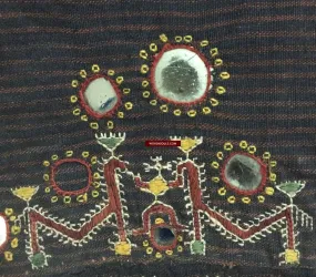 847 Old Bishnoi Woven Skirt with Amazing Embroidered Motifs