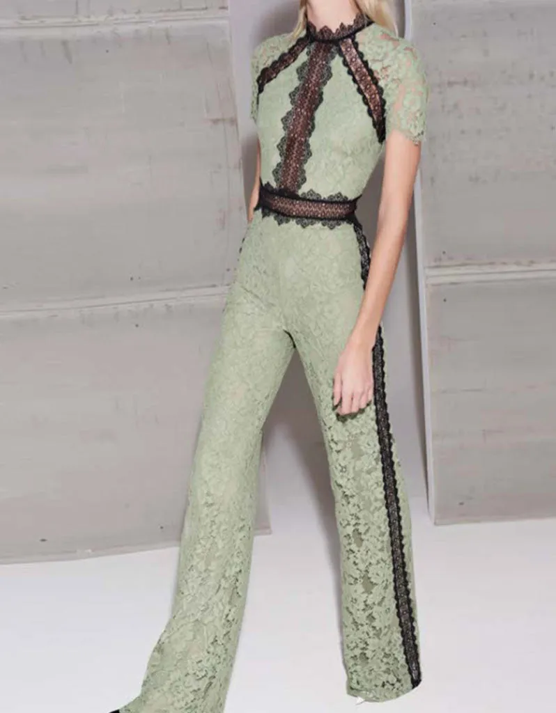 Alexis Claudel Lace Jumpsuit