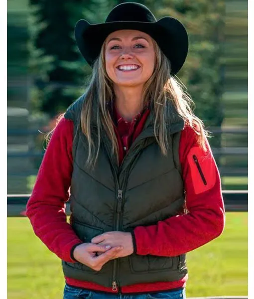 Amber Marshall Green Vest