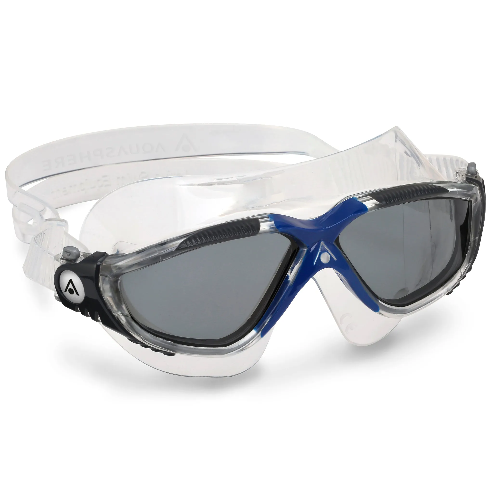 Aquasphere Vista Swimming Goggles Mask Smoke Tinted Lenses