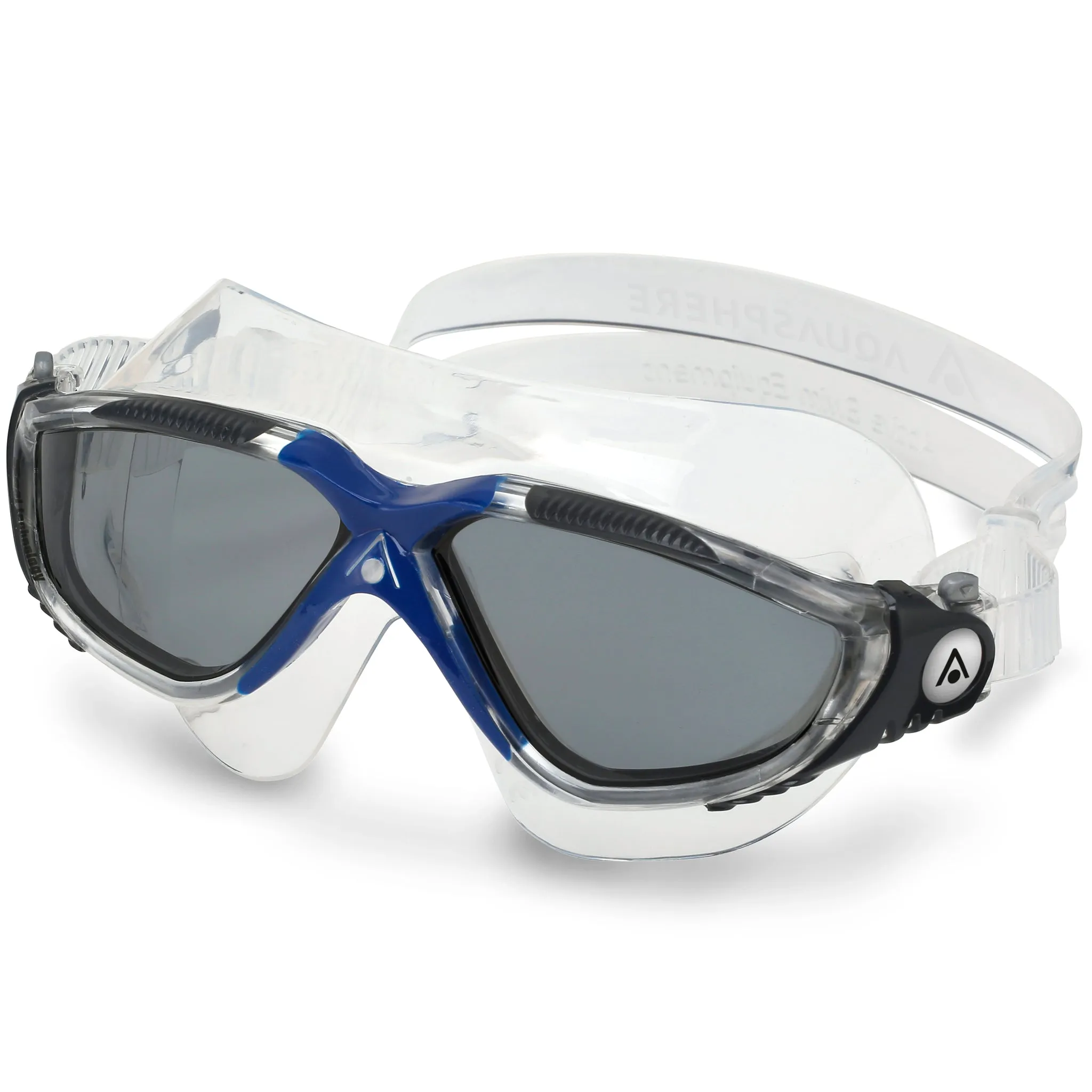 Aquasphere Vista Swimming Goggles Mask Smoke Tinted Lenses