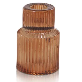 Arlo Vintage Candle Holder - Amber