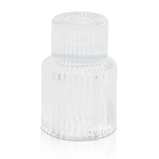 Arlo Vintage Candle Holder - Clear