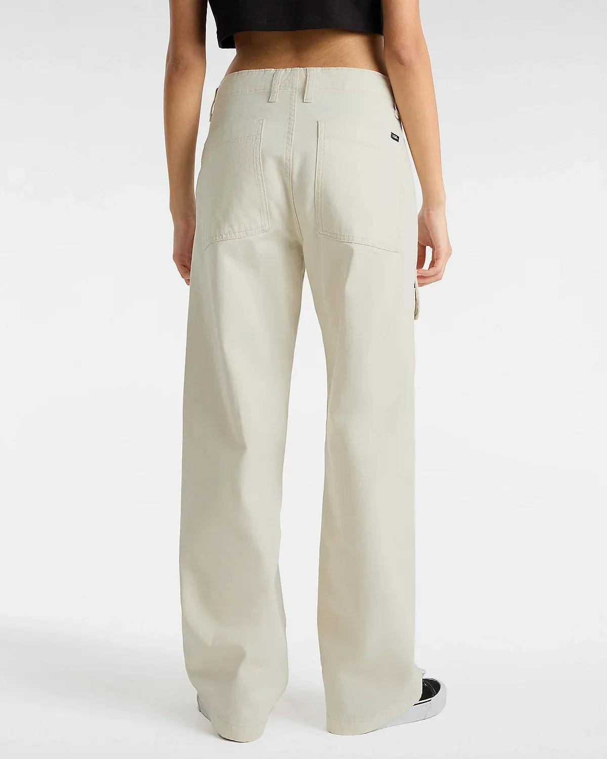 Arroyo Wide Cargo Trousers in Turtledove