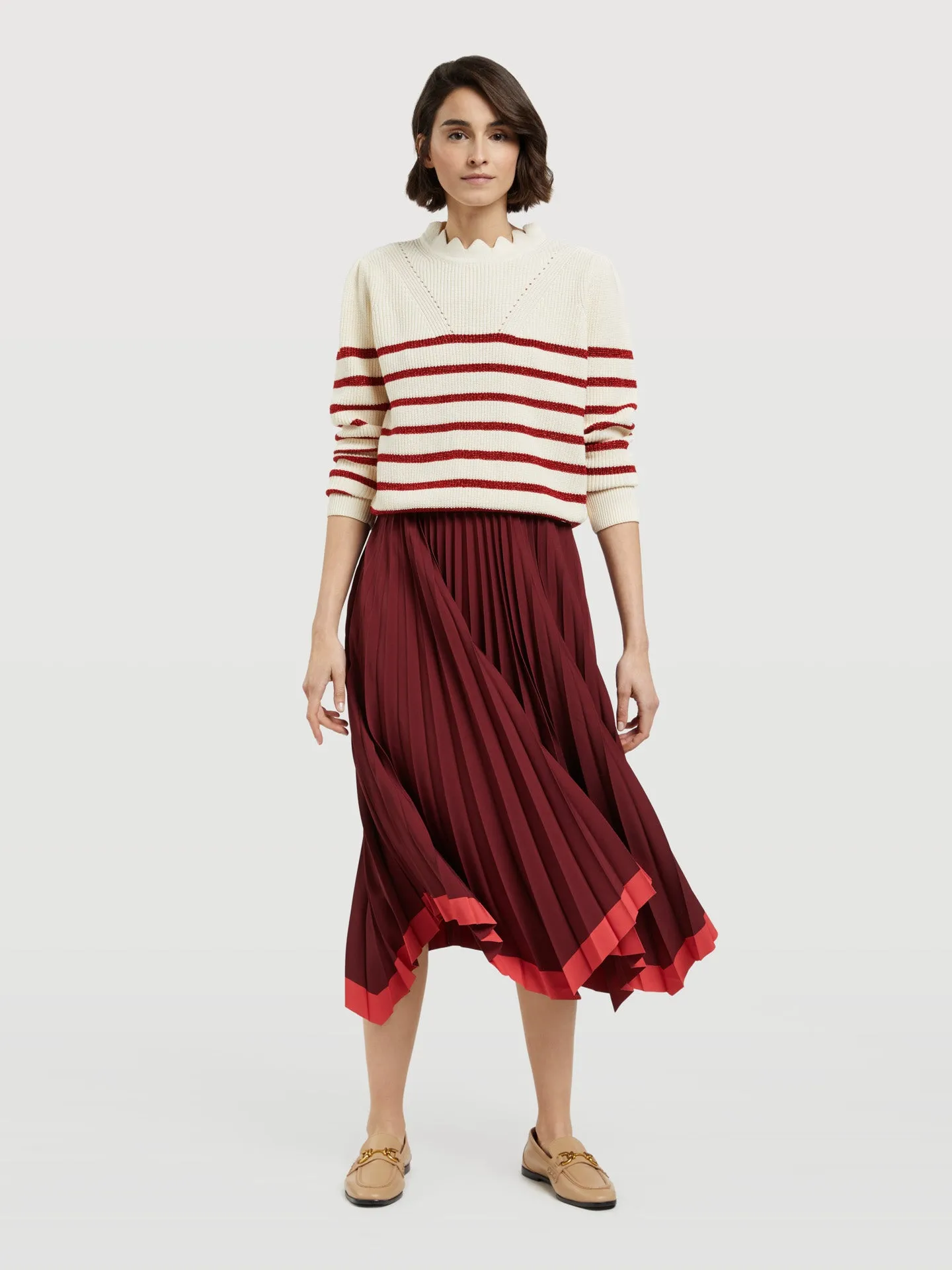 Asymmetric Midi Skirt