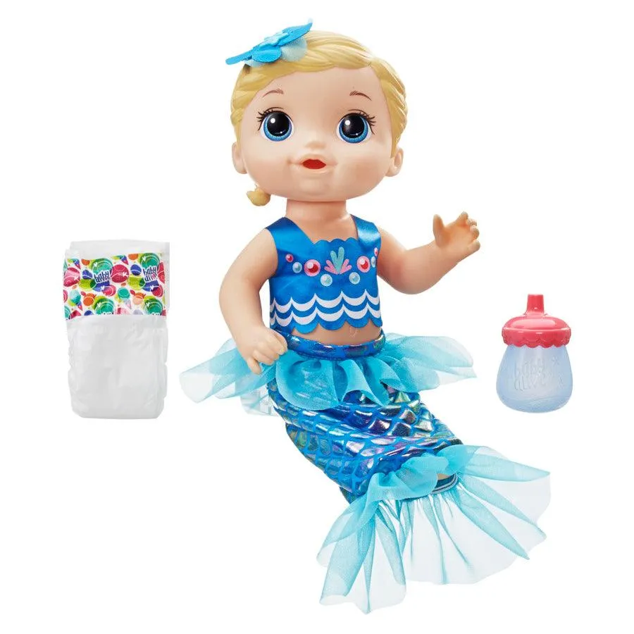 Baby Alive Shimmer & Splash Mermaid, with Blonde Hair