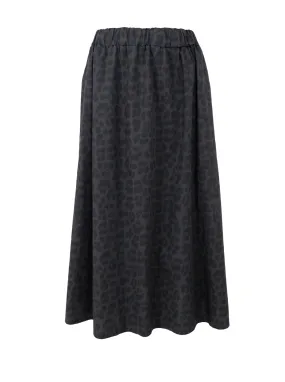 BCABBIE Skirt - Grey Leopard