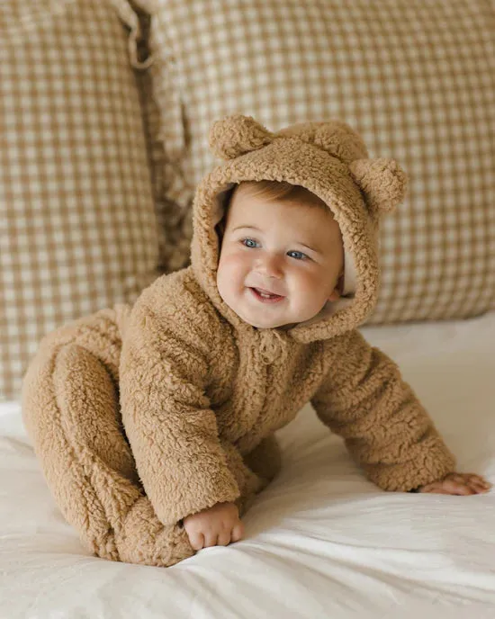 Bear Jumpsuit - Beige