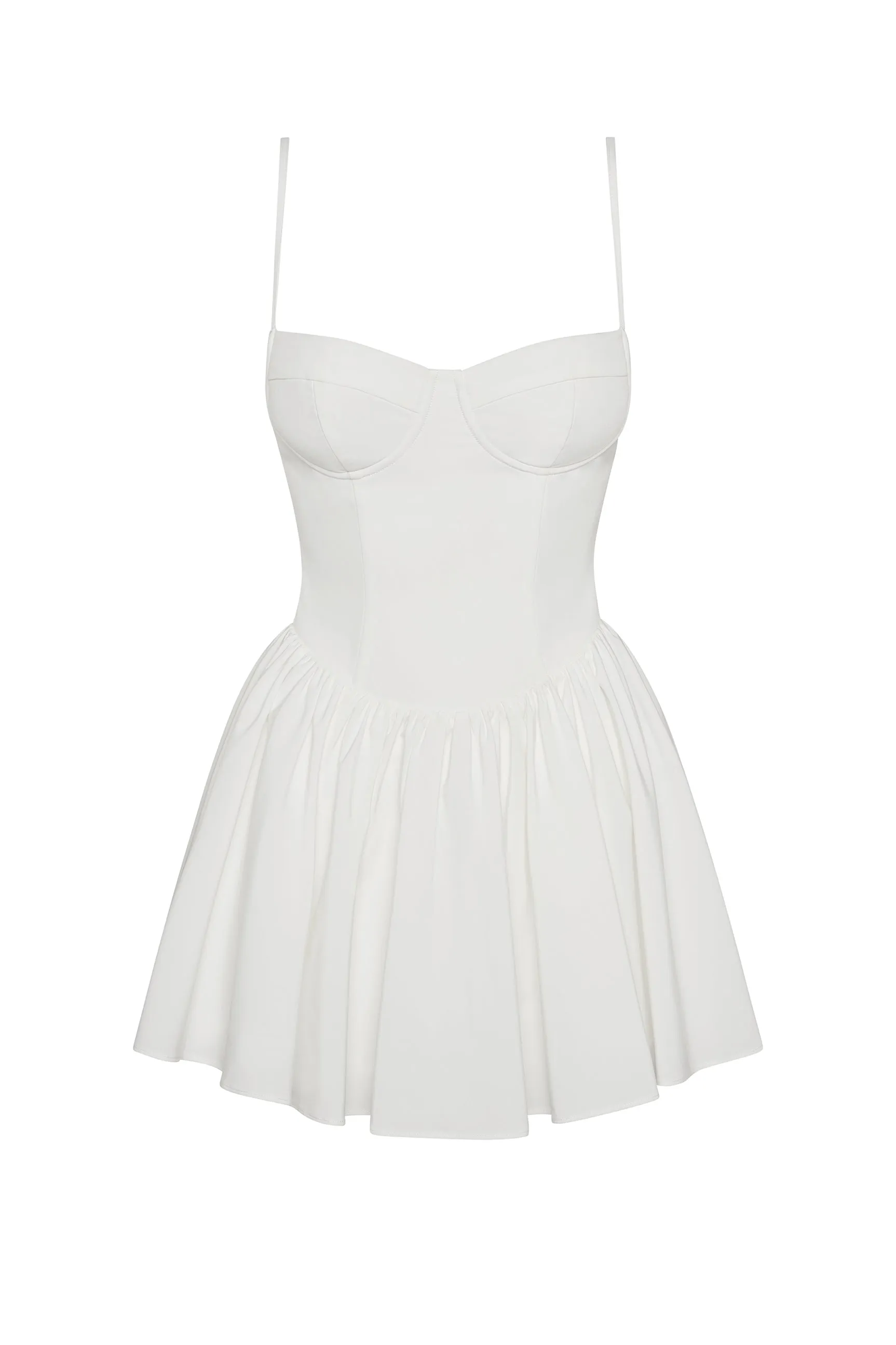 Bellini Bustier Mini Dress - White