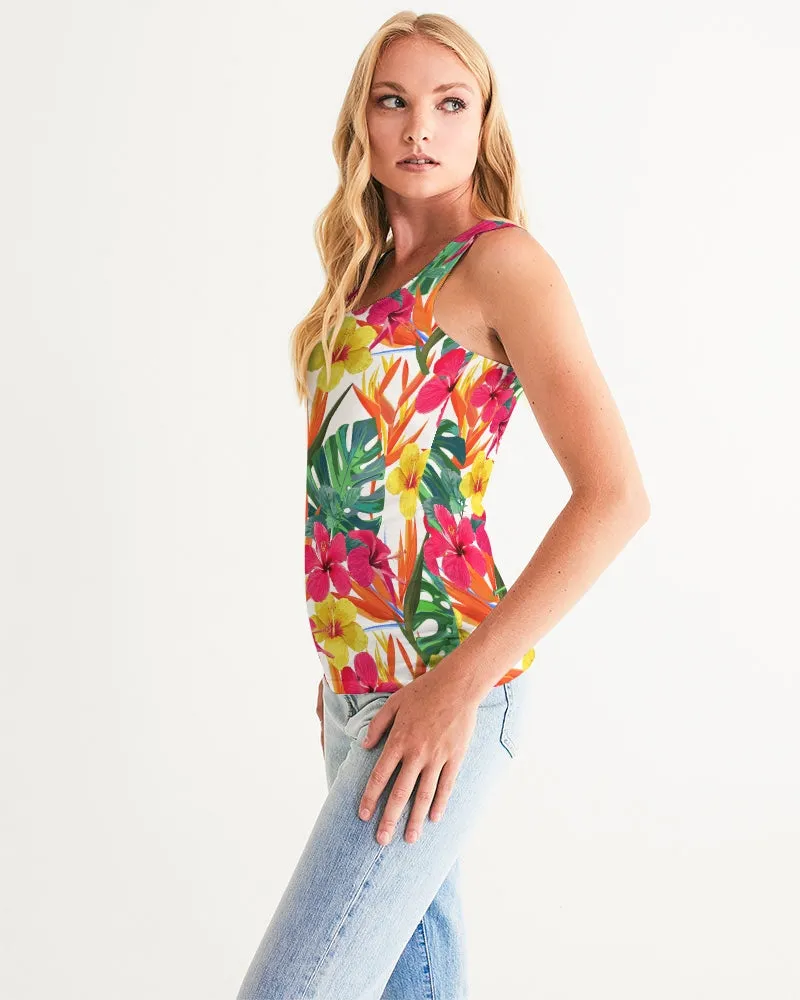 Bird of Paradise Floral Women's Racerback Tank