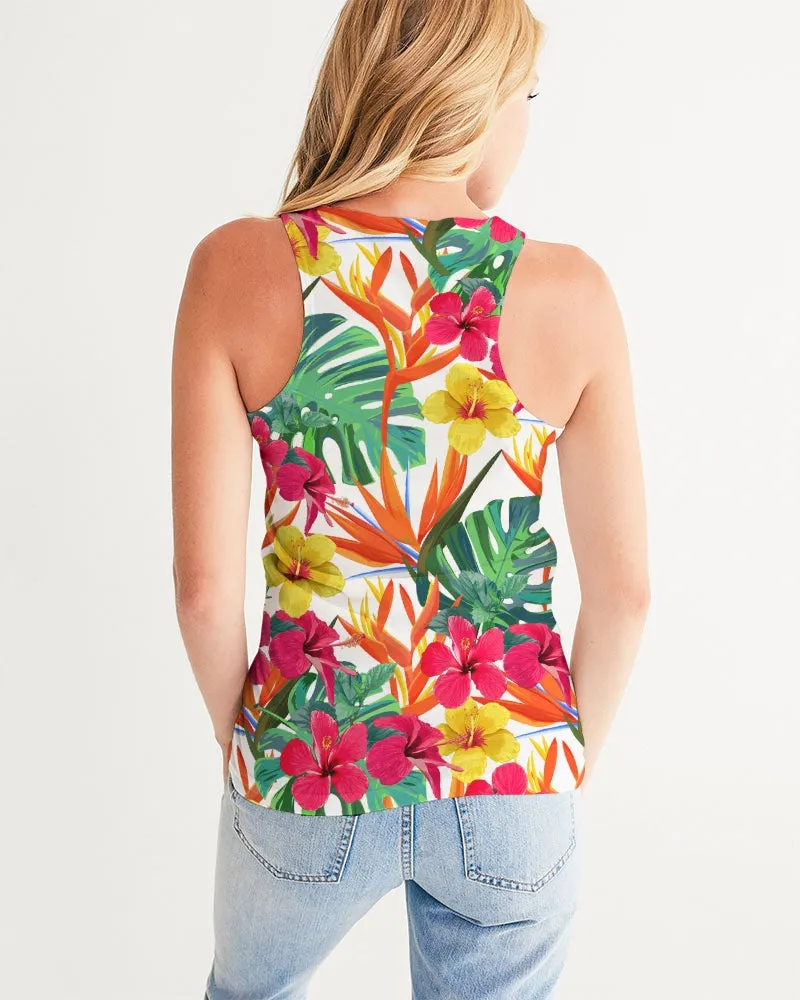 Bird of Paradise Floral Women's Racerback Tank