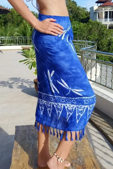 Blue Batik Sarong