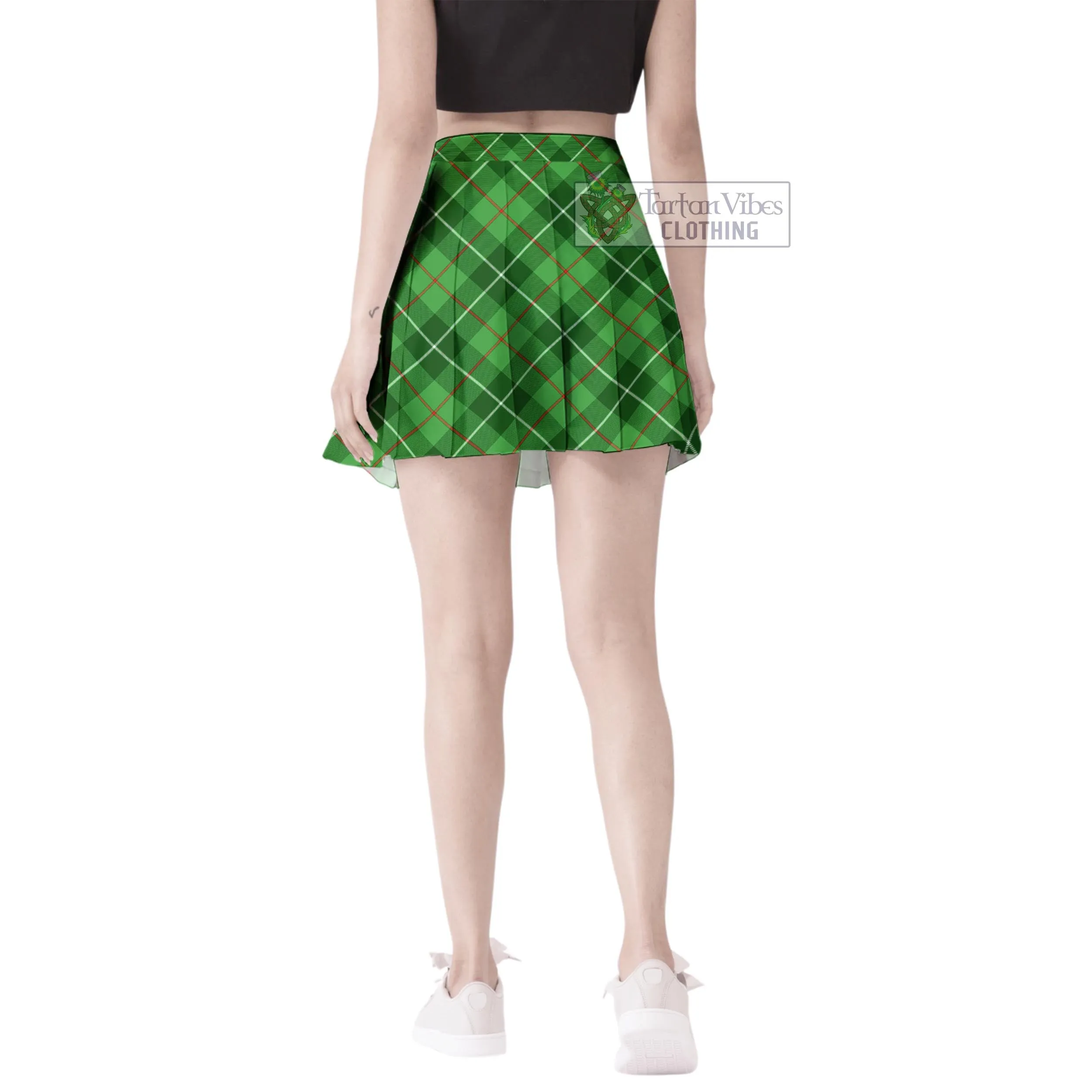 Boyle Tartan Women's Plated Mini Skirt