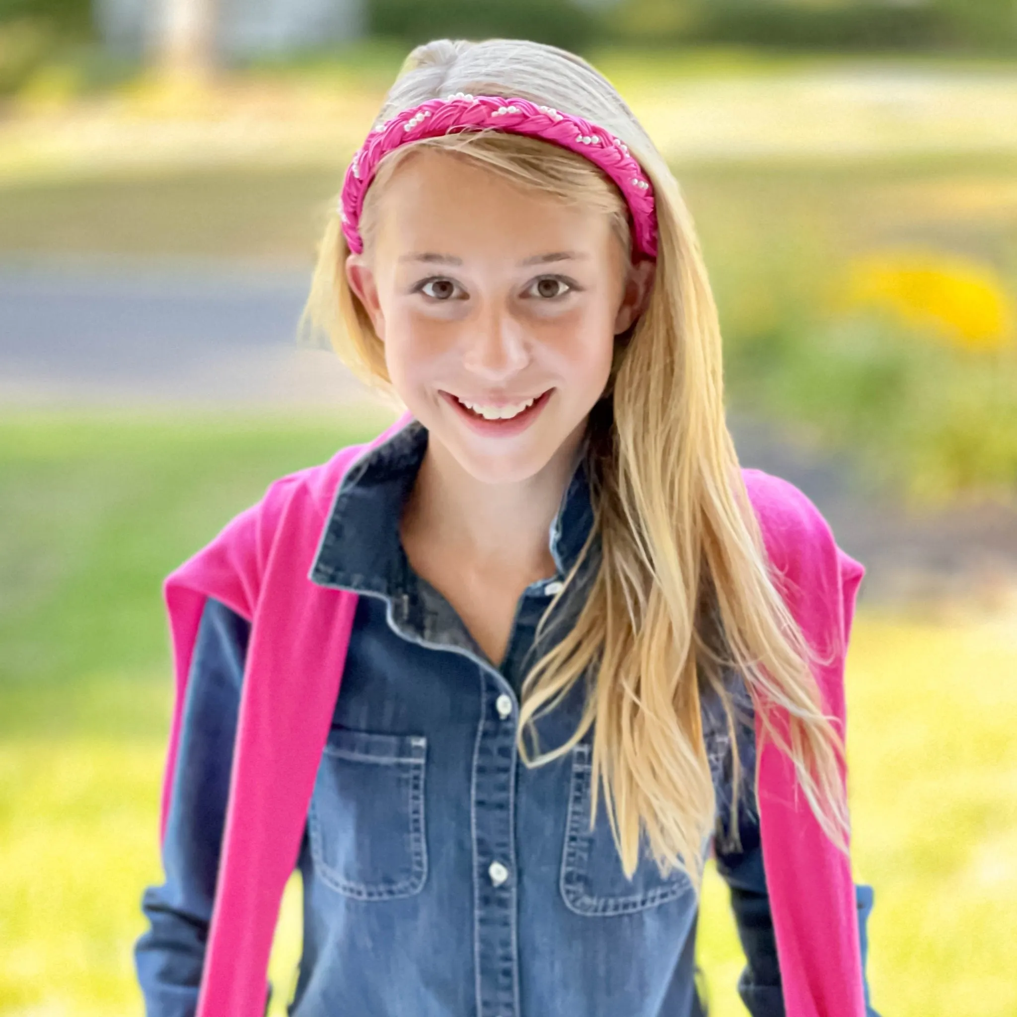 Braided Pearl Headbands - 3 Pack