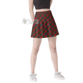 Bruce Old Tartan Women's Plated Mini Skirt