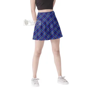 Bryson Tartan Women's Plated Mini Skirt