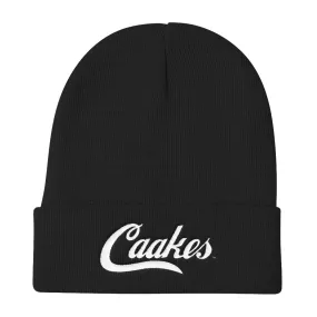 Caakes®™ Knit Cuffed Beanie (Black)