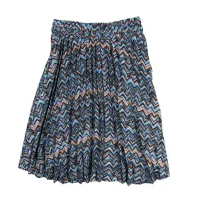 Chevron Pleated Skirt by Alitsa