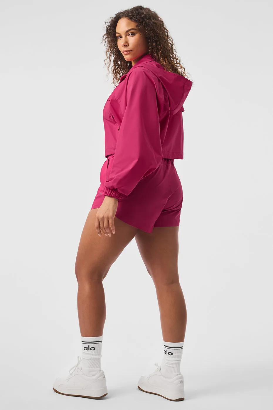 Cropped Playmaker Jacket - Pink Summer Crush