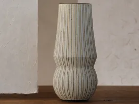 Cylindrical Pleated Vase by Akio Nukaga