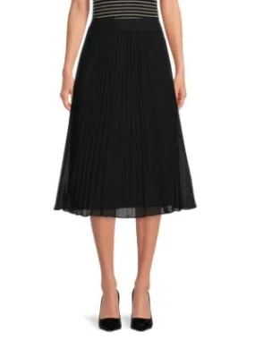 DKNY
 Accordion Pleated Skirt