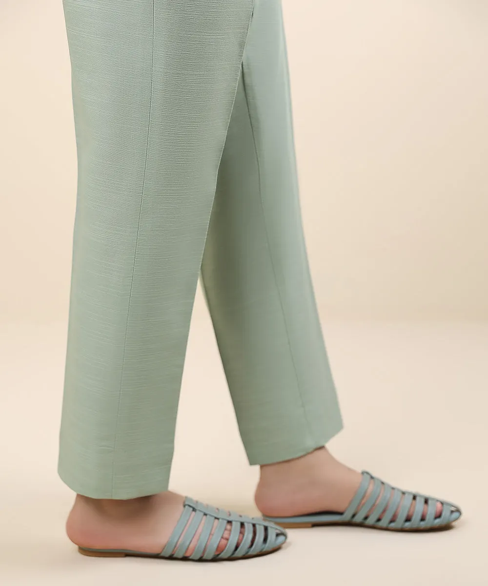 Dyed Khaddar Trousers