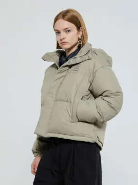 Dyngja Down Cropped Jacket in Volcanic Desert