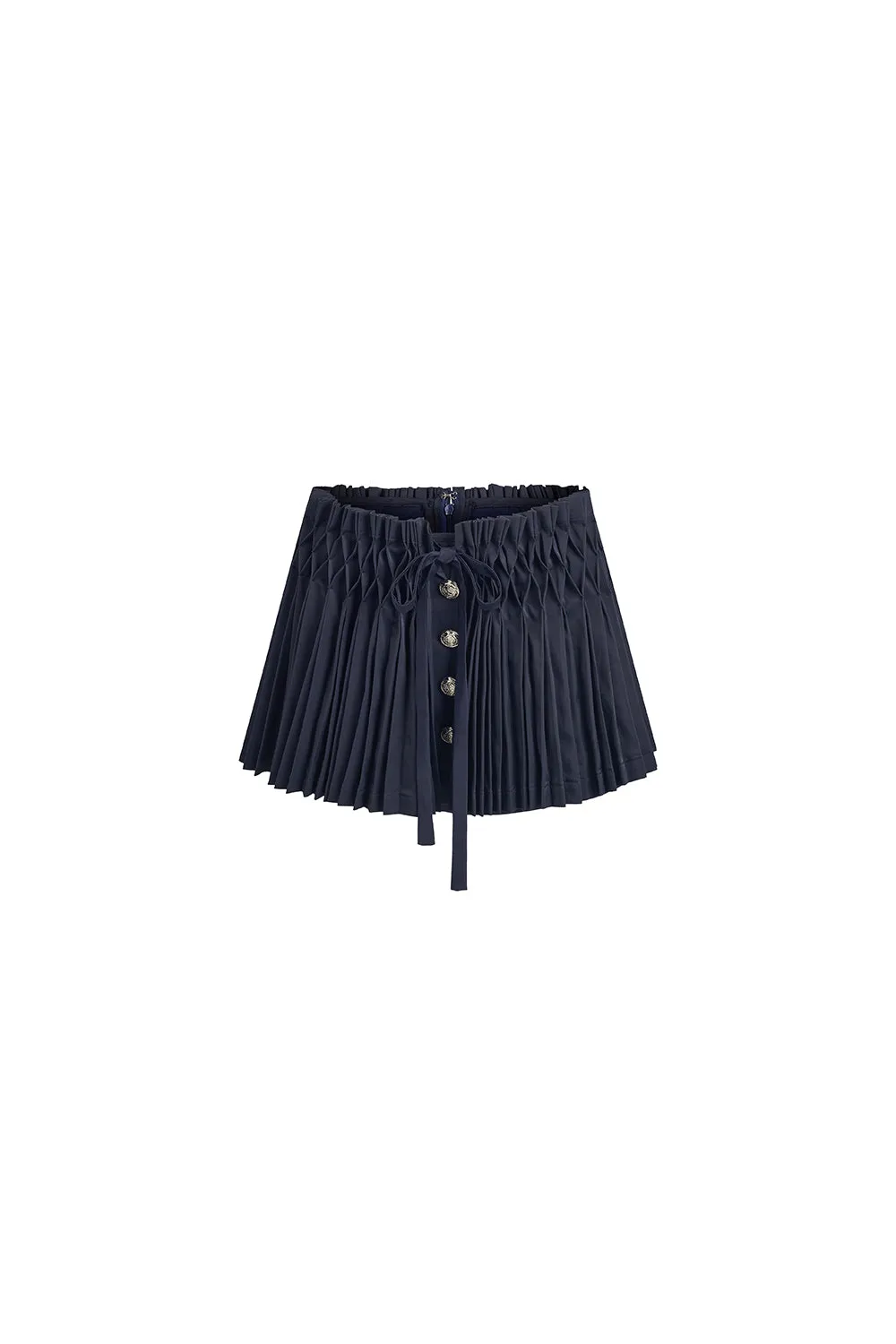 Eclipse A-line Pleated Kate Mini Skirt