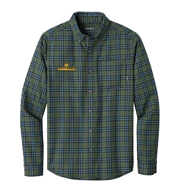 Eddie Bauer® Long Sleeve Favorite Flannel Plaid Shirt