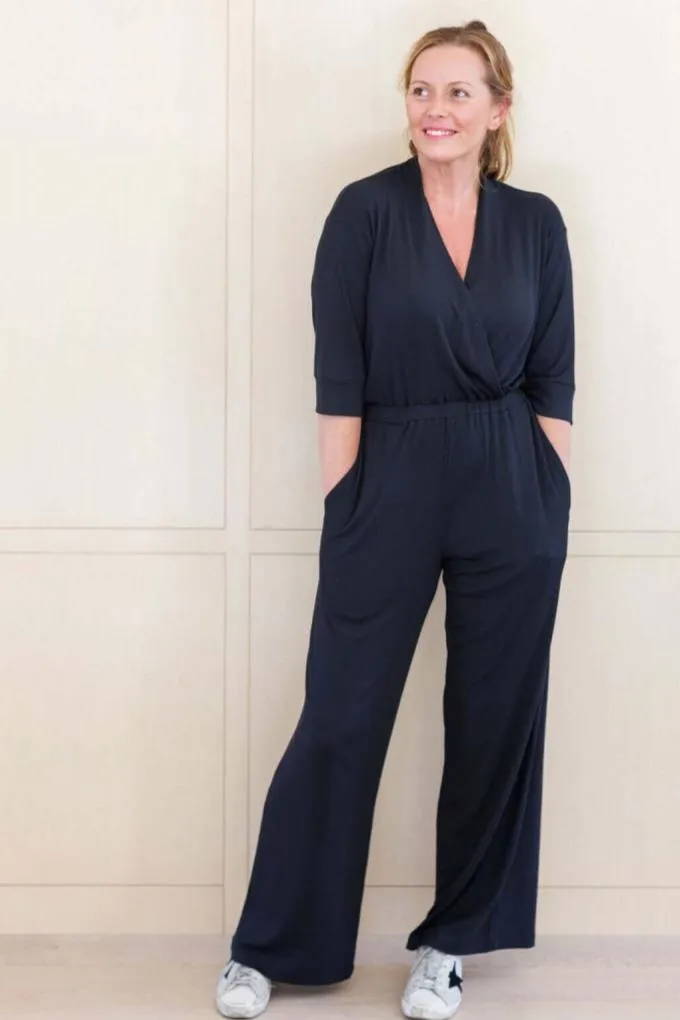 Emma Ribbed Nursing Jumpsuit