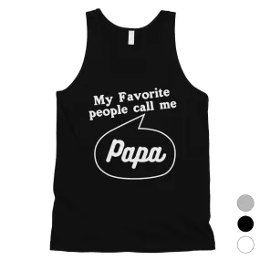 Favorite Call Me Papa Mens Sleeveless Top