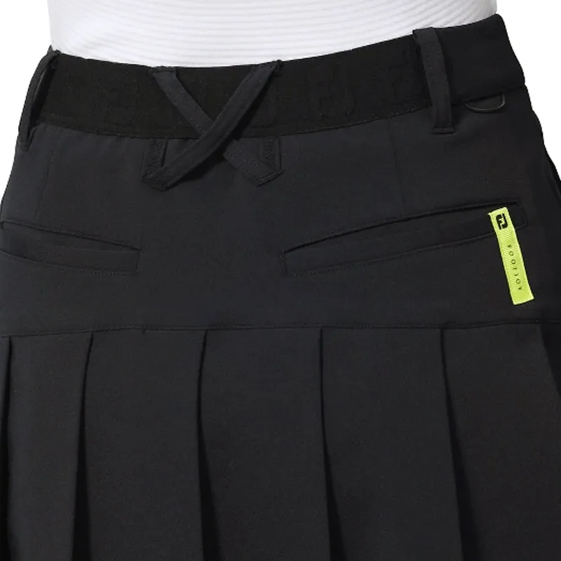 FOOTJOY JP Solid Pleated Skirt (Black)