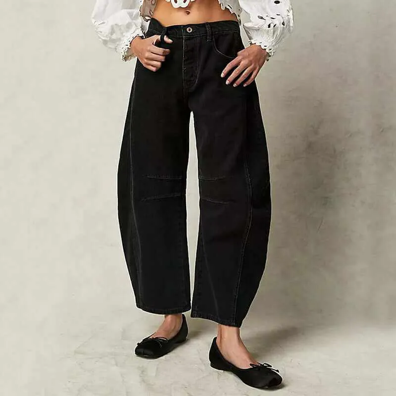 Glow Chic's Loose Wide-Leg Straight Trousers