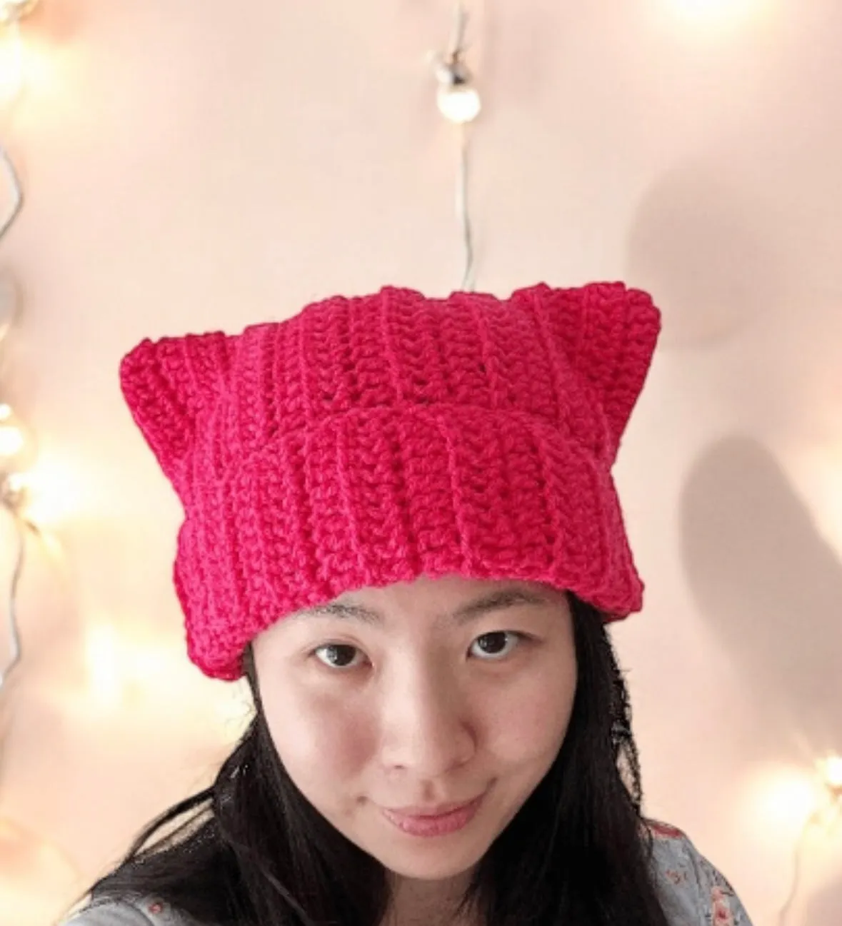 Handmade Crochet cat ear beanie | kitten head hat | cat ear hat | trendy women hat with cat ears | trendy y2k | cat lover | stretchy pussy hat