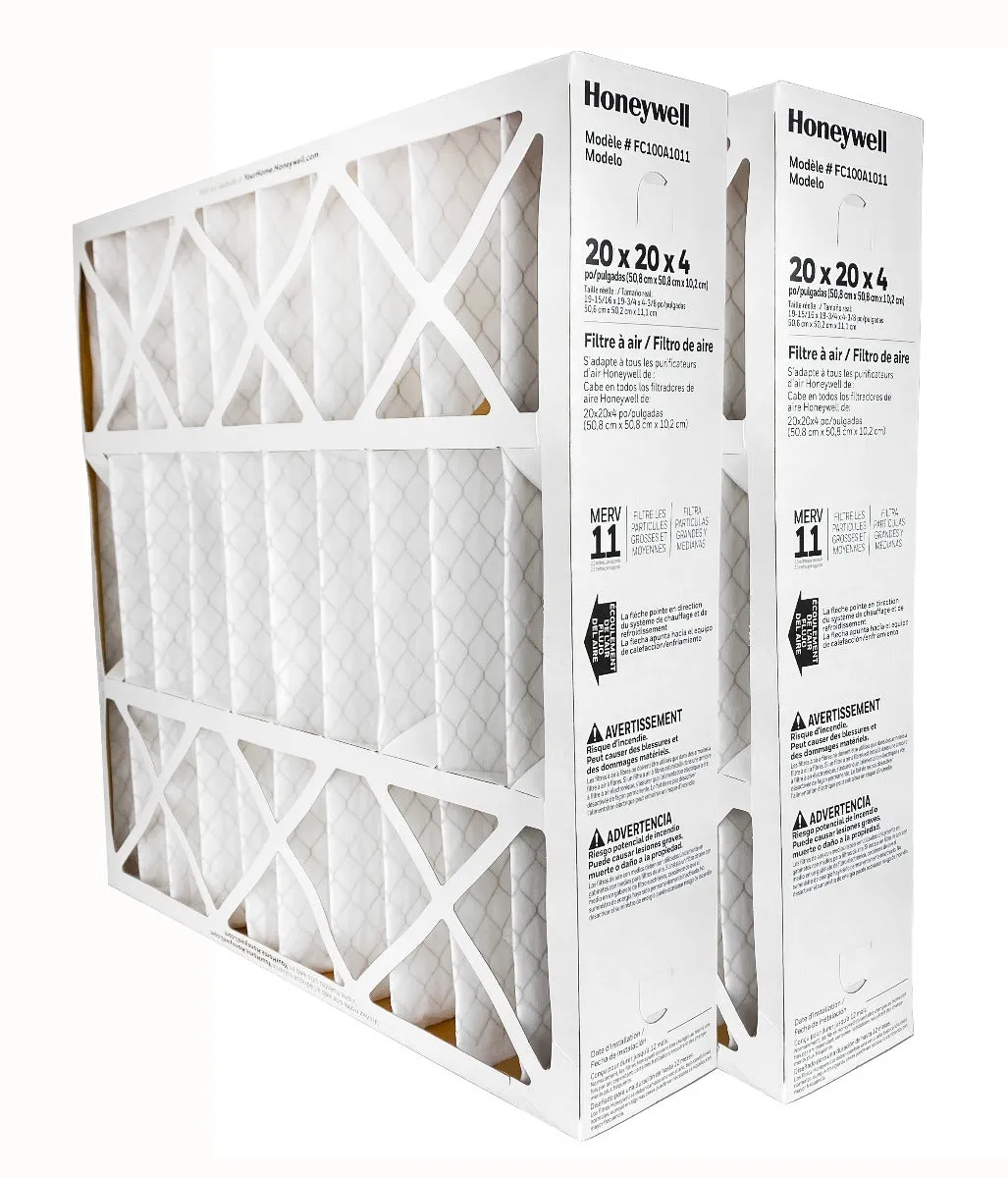 Honeywell FC100A1011 - Pleated Air Filter 20" x 20" x 4" MERV 11