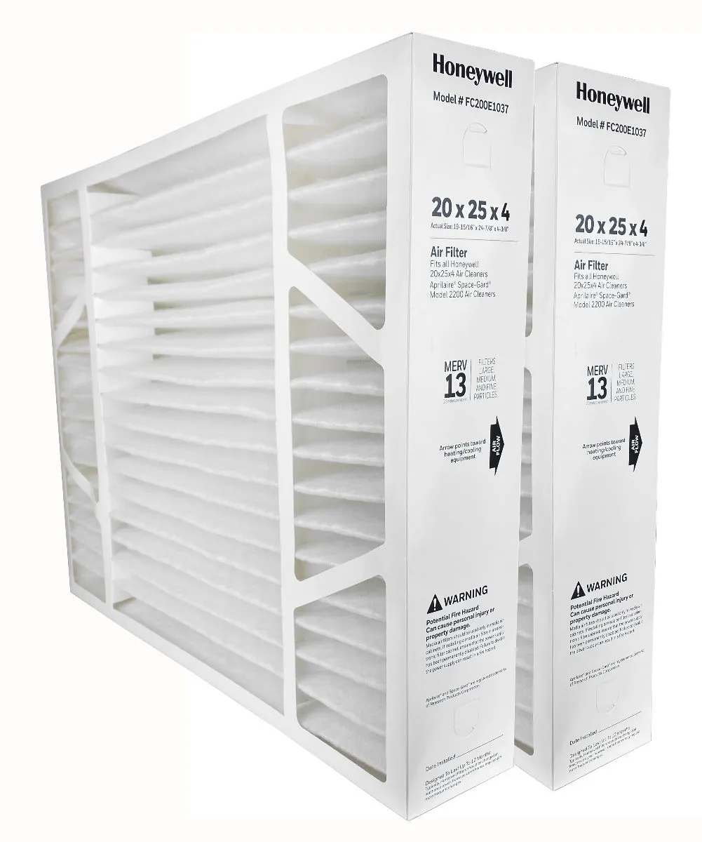 Honeywell FC200E1037 - Pleated Air Filter 20" x 25" x 4" MERV 13