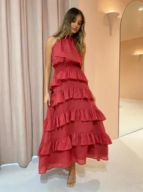 Issy Promises Dress in Rouge