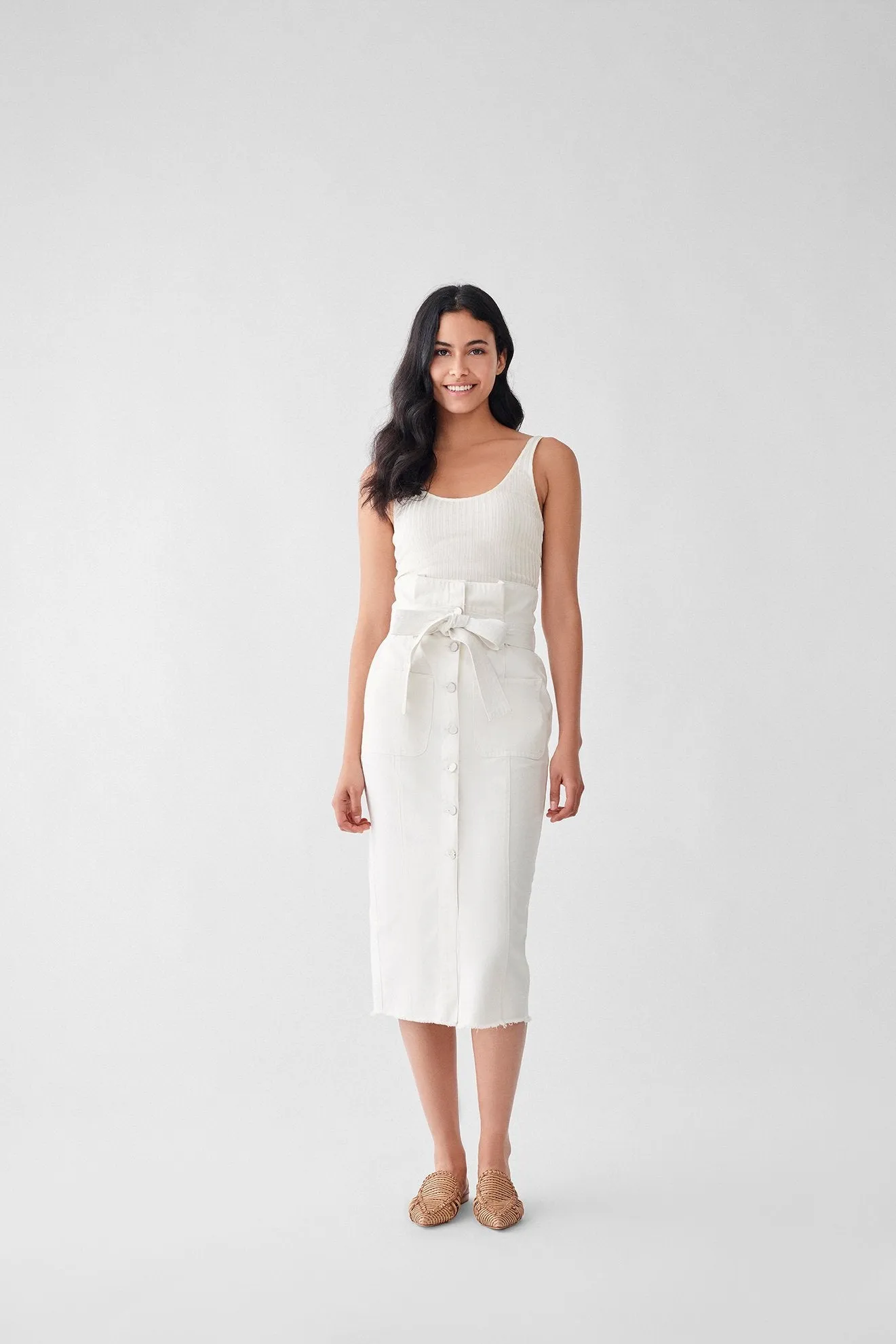 JHANTA SKIRT WHITE