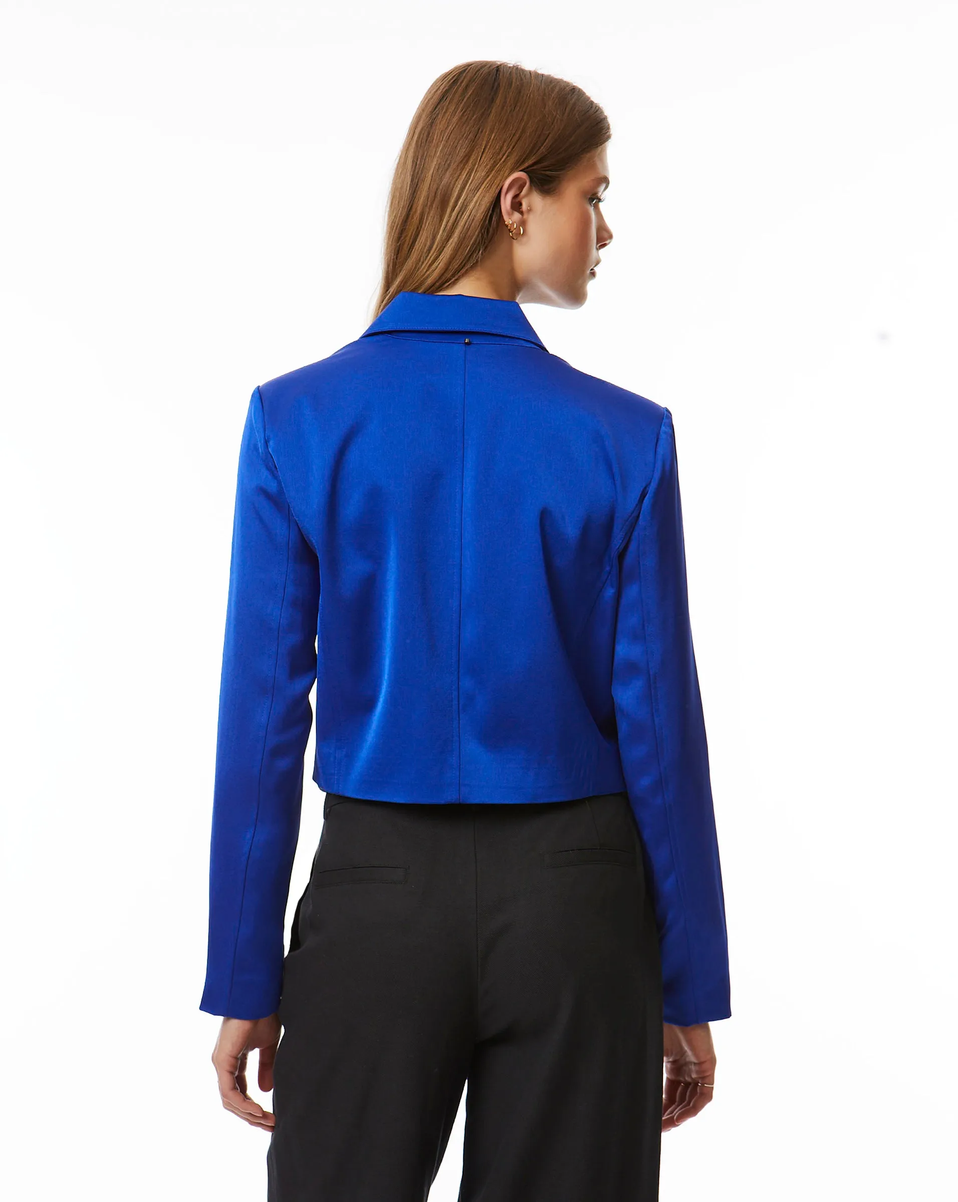 Lapis Cropped Jacket