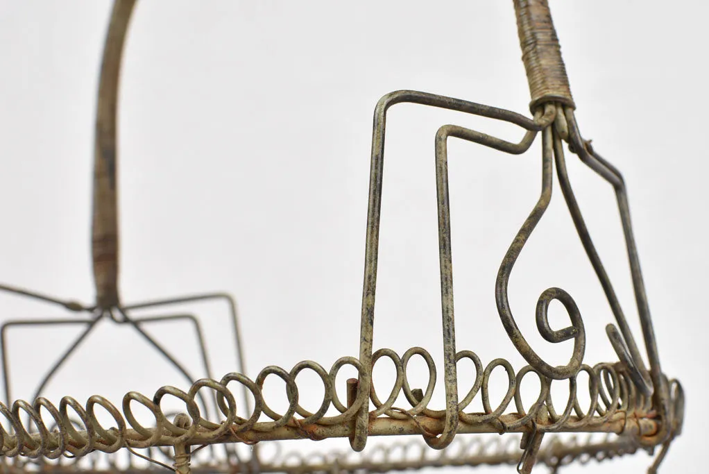 Large 19th century French egg basket