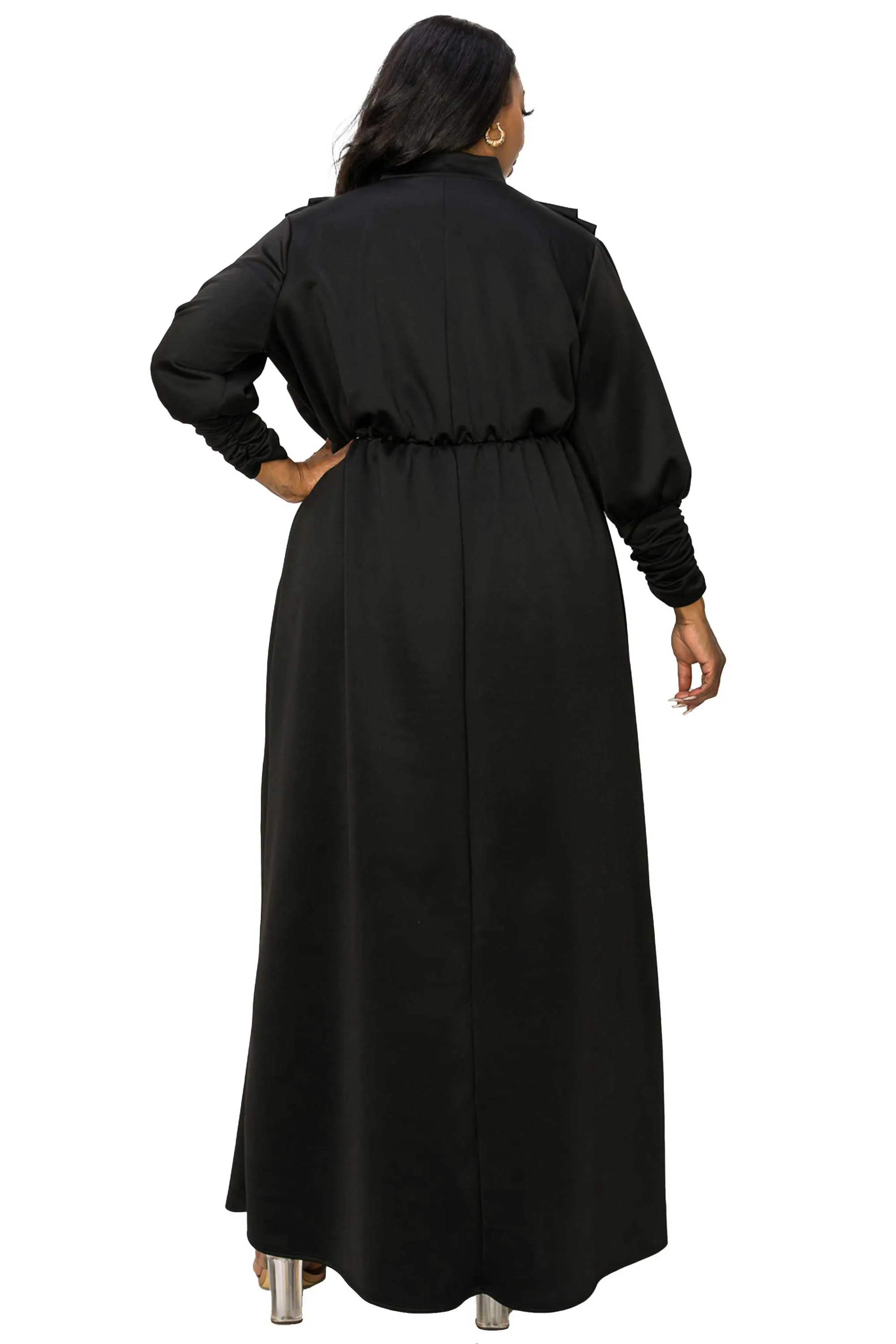 Laufey Pleated Bodice Maxi Dress