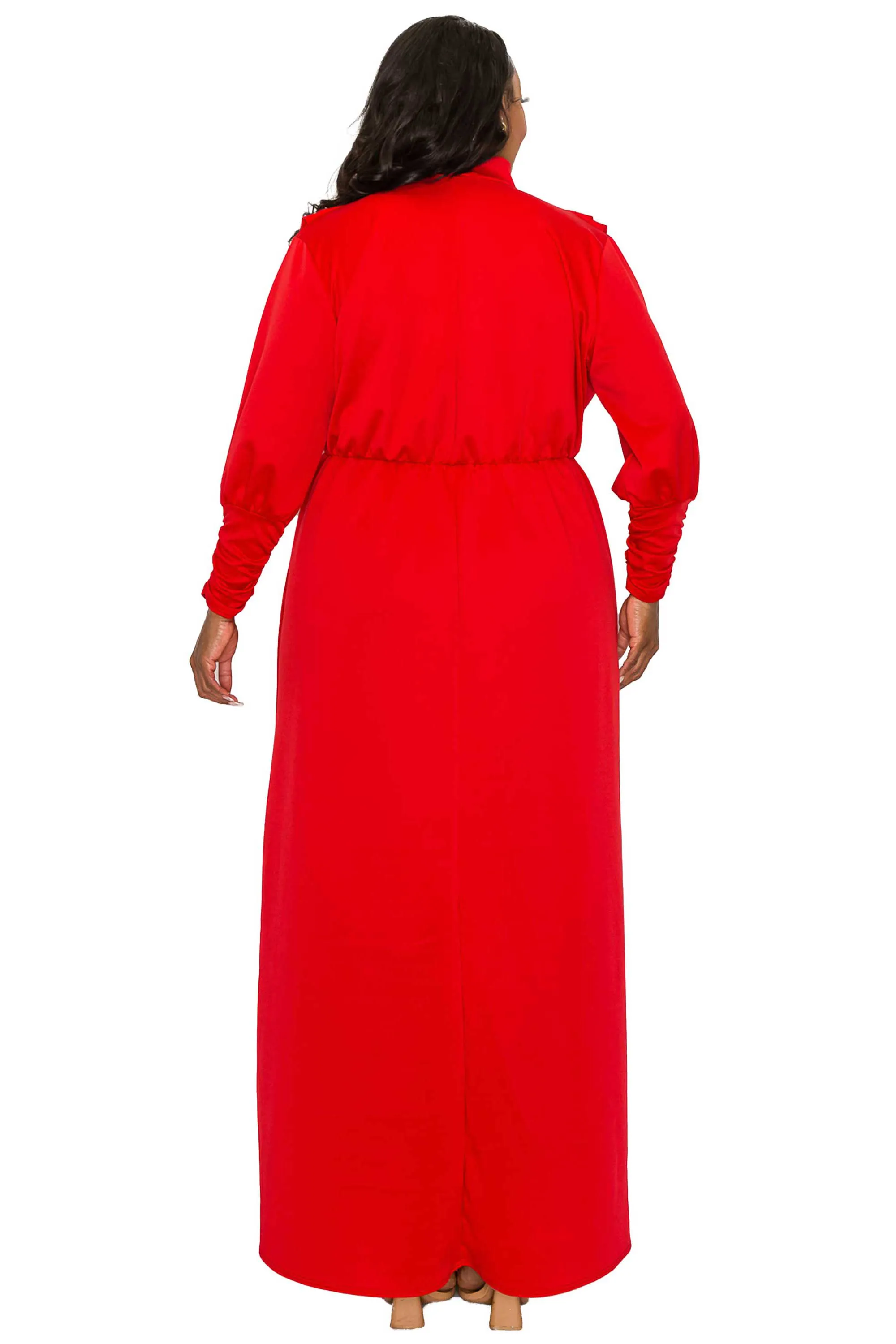 Laufey Pleated Bodice Maxi Dress