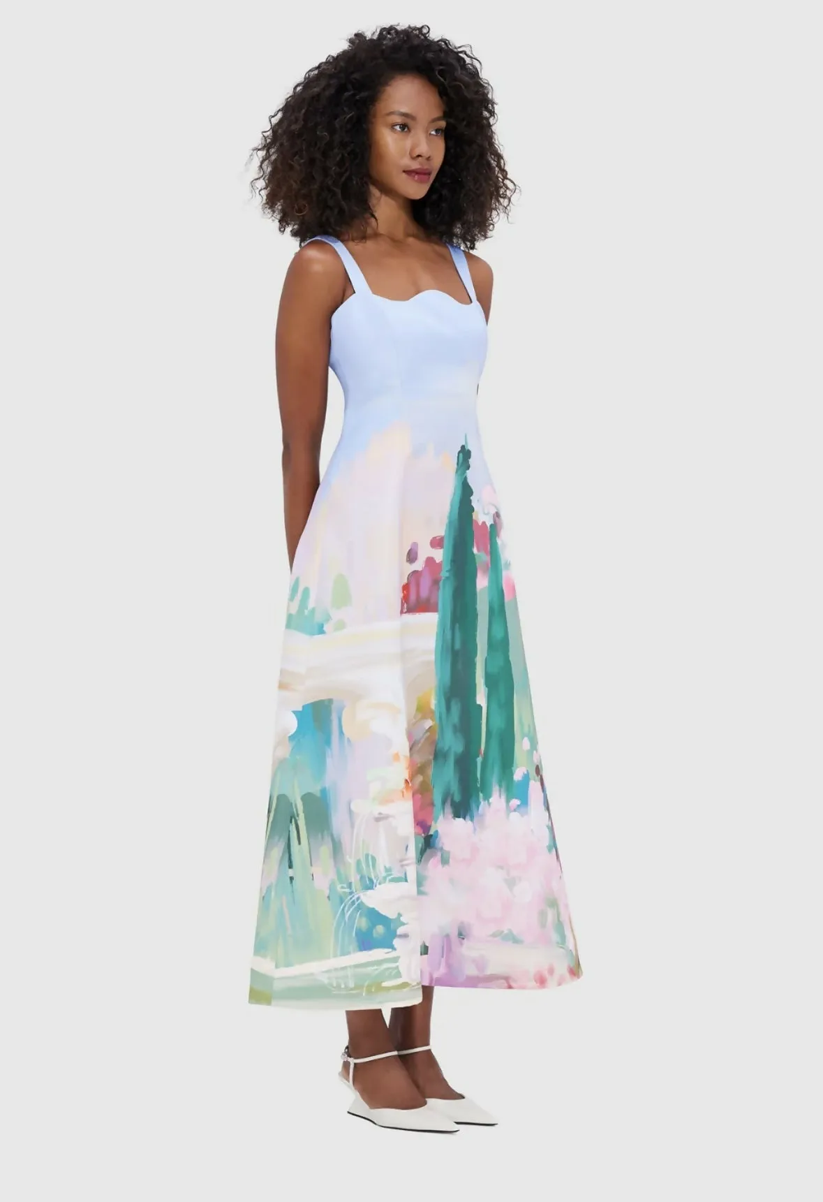 Leo Lin Odette dress Jardin Print